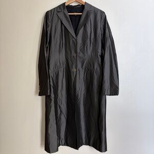 Vintage Rare BCBGMaxAzria long shimmery blazer jacket - gray